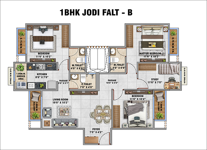 Karamchand Greens Masterplan Snippet 3
